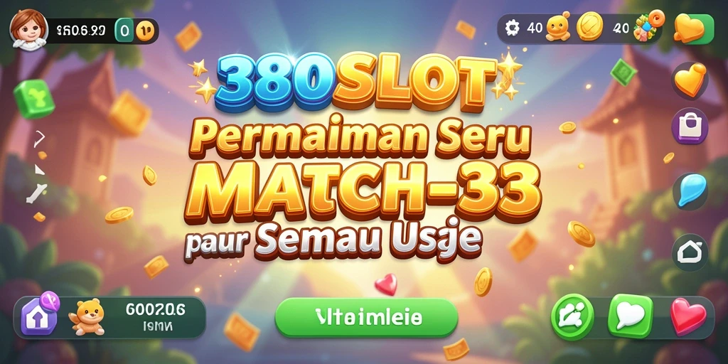 Screenshot gameplay 380SLOT yang menunjukkan keseruan mencocokkan item.