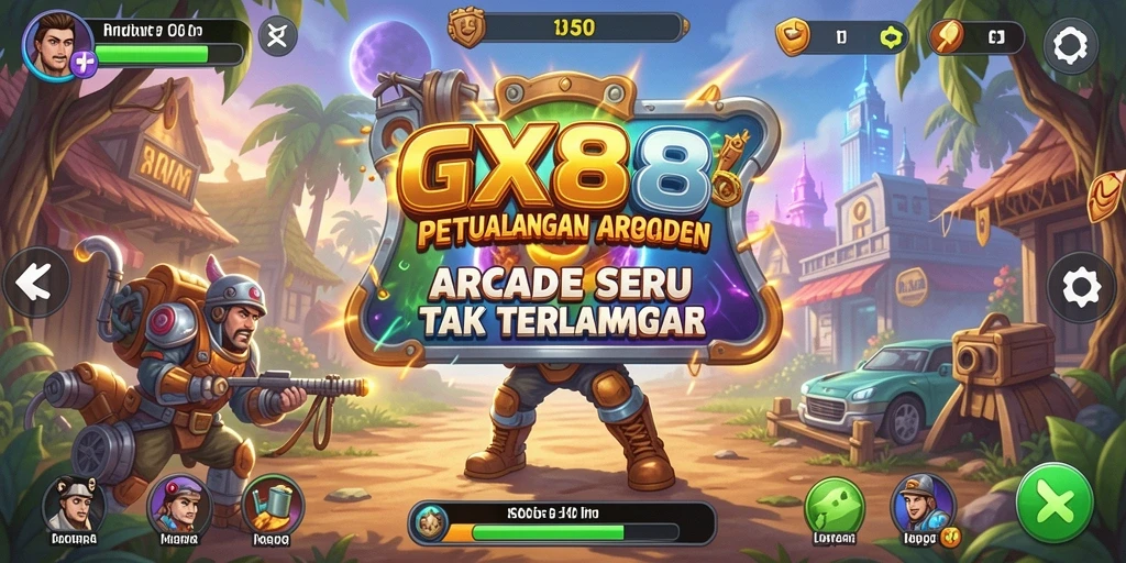 Screenshot menampilkan gameplay seru dari GX88 dalam kategori Arcade.