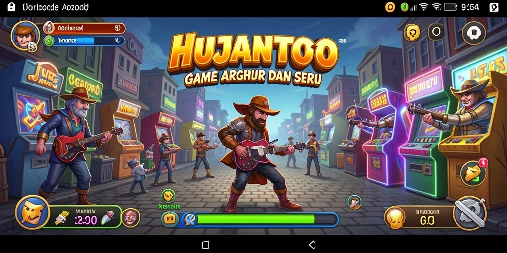 Screenshot gameplay HUJANTOTO yang penuh aksi dan seru.