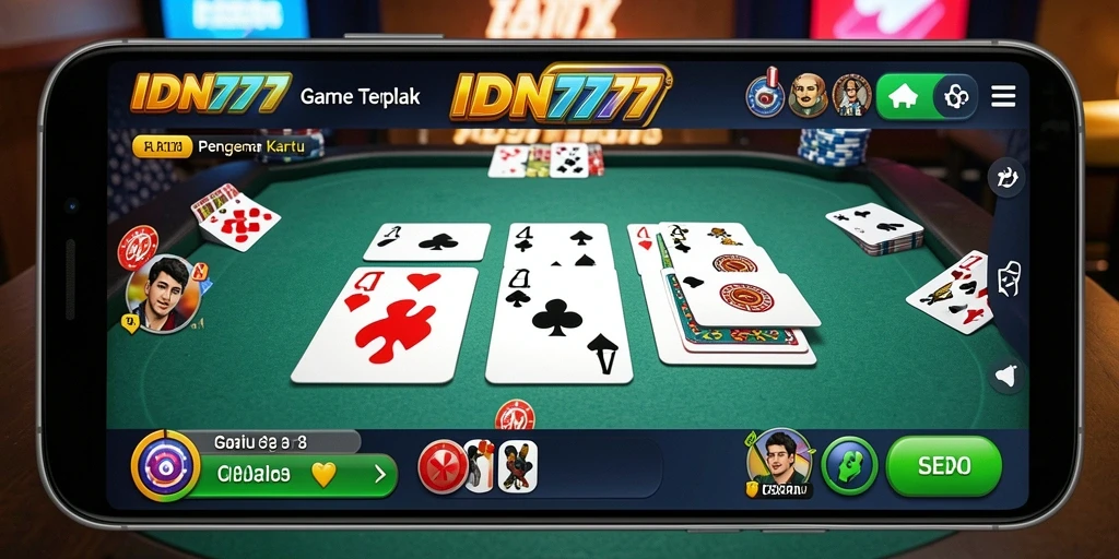 Gameplay Gaple yang seru dan menantang di IDN777.
