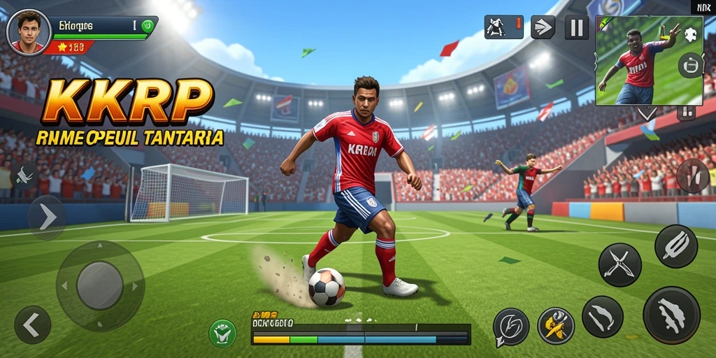 Tampilan aksi seru dalam gameplay KKRP yang menonjol.