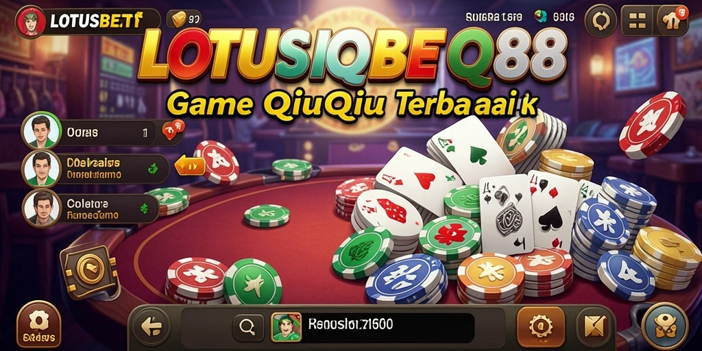Tangkapan layar gameplay QiuQiu yang seru di LOTUSBET88.