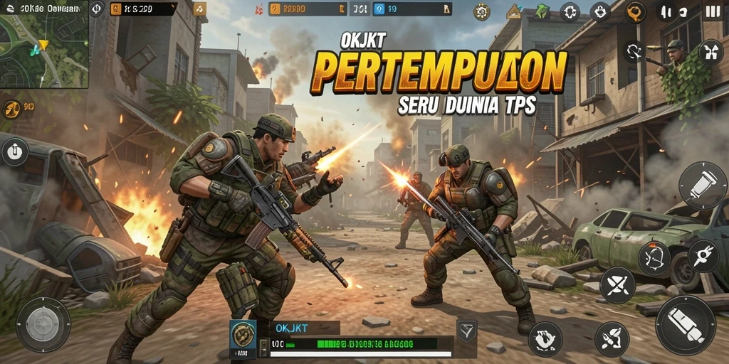 Screenshot gameplay TPS yang menunjukkan aksi seru dan strategi tempur.
